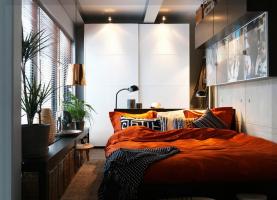 Tiems, mažas miegamasis - ne laimės, bet man - intymus ir jaukus erdvės. 7 cool idėjos.