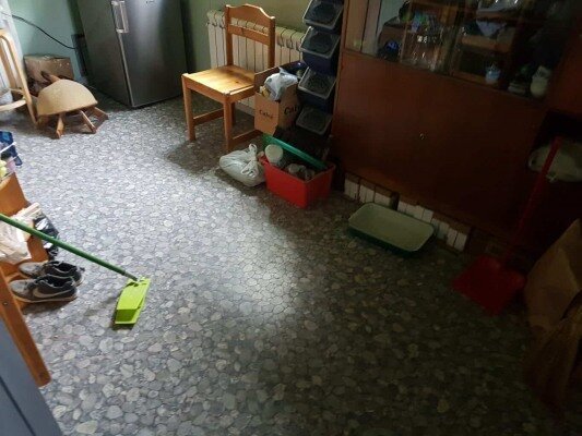 Virtuvės grindų po pakeitimo
