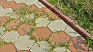 Lengvas būdų, kaip atsikratyti ilgą žolę sodo kelio tarp plytelių: vieną dieną efektą