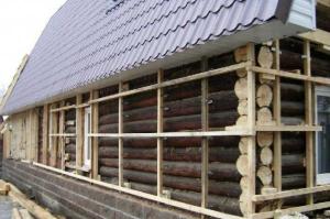 Rekonstrukcija medinių namų Maskvos regione