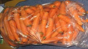 Kaip išlaikyti morkas į plastikinį maišelį iki kito derliaus.