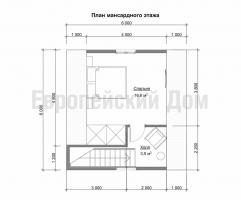 6x8 su židiniu pastatė namą padės išspręsti būsto problemą