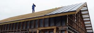 Montavimo siūlės stogo: stogų pyragas išdėstymas ir įrengimas stovinčių siūlės plokštės
