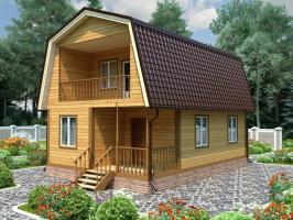 Neįprastos Country House 6x8 su dideliu židiniu į kambarį!